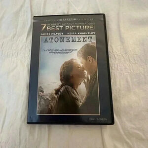 ATONEMENT Widescreen Edition DVD 2008 Keira Knightley James McAvoy